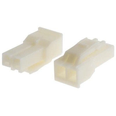 TE Connectivity AMP Universal Power Male Connector Housing 3.96 mm Pitch 2 Way 1 Row Straight 176271-1