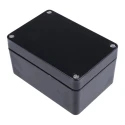 RS PRO Black Fibreglass Reinforced Polyester Junction Box IP66 IECEx ATEX 110 mm x 75 mm x 55 mm 144-4451