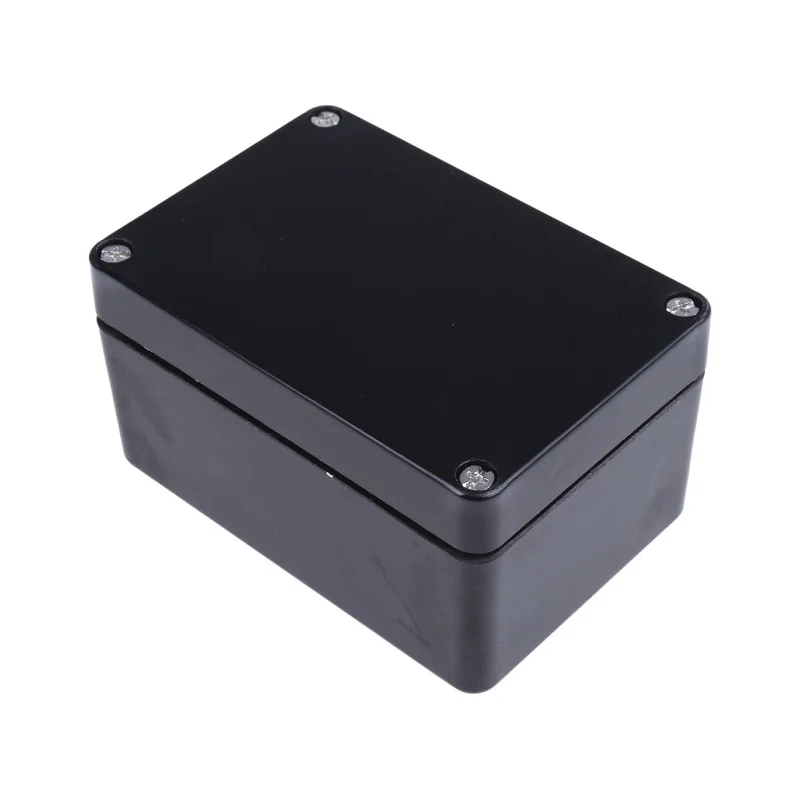 RS PRO Black Fibreglass Reinforced Polyester Junction Box IP66 IECEx ATEX 110 mm x 75 mm x 55 mm 144-4451