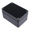 RS PRO Black Fibreglass Reinforced Polyester Junction Box IP66 IECEx ATEX 110 mm x 75 mm x 55 mm 144-4451