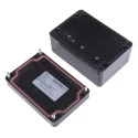 RS PRO Black Fibreglass Reinforced Polyester Junction Box IP66 IECEx ATEX 110 mm x 75 mm x 55 mm 144-4451