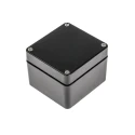RS PRO Black Fibreglass Reinforced Polyester Junction Box, IP66, ATEX, IECEx, 80 mm x 75 mm x 55 mm 144-4450