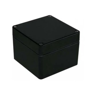 RS PRO Black Fibreglass Reinforced Polyester Junction Box IP66 ATEX IECEx 122x120x90mm 144-4452