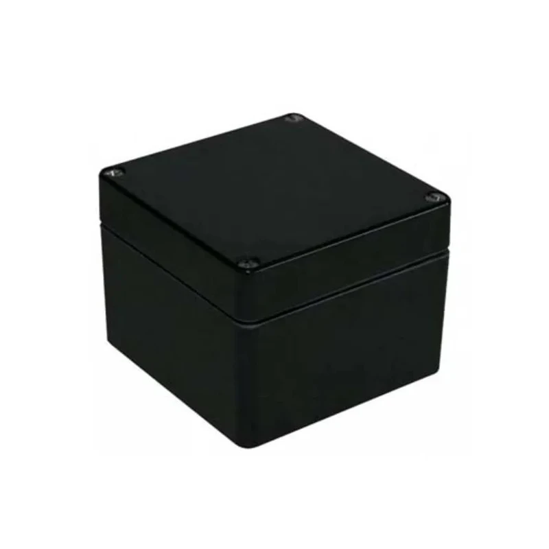 RS PRO Black Fibreglass Reinforced Polyester Junction Box IP66 ATEX IECEx 122x120x90mm 144-4452