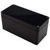RS PRO Black Fibreglass Reinforced Polyester Junction Box, IP66, ATEX IECEx Certified, 160mm x 75mm x 75mm 144-4454