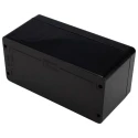 RS PRO Black Fibreglass Reinforced Polyester Junction Box, IP66, ATEX IECEx Certified, 160mm x 75mm x 75mm 144-4454
