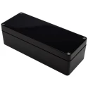 RS PRO Black Fibreglass Reinforced Polyester Junction Box, IP66, IECEx, ATEX, 190 mm x 75 mm x 55 mm 144-4456