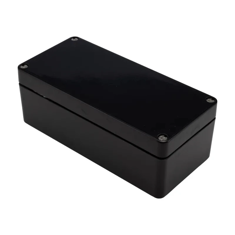 RS PRO Black Fibreglass Reinforced Polyester Junction Box IP66 IECEx ATEX 160mm x 75mm x 55mm 144-4453