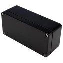 RS PRO Black Fibreglass Reinforced Polyester Junction Box IP66 IECEx ATEX 160mm x 75mm x 55mm 144-4453