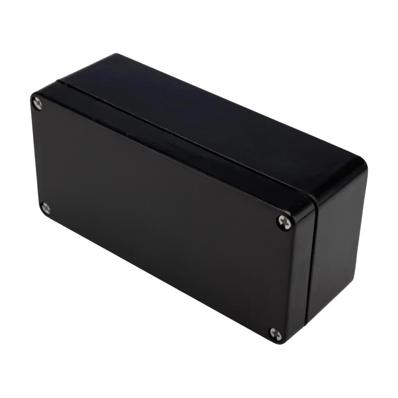 RS PRO Black Fibreglass Reinforced Polyester Junction Box IP66 IECEx ATEX 160mm x 75mm x 55mm 144-4453