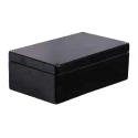 RS PRO Black Fibreglass Reinforced Polyester Junction Box IP66 IECEx ATEX 400 mm x 405 mm x 120 mm 144-4462