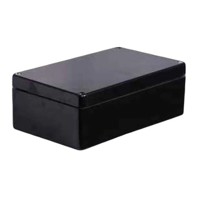 RS PRO Black Fibreglass Reinforced Polyester Junction Box IP66 IECEx ATEX 400 mm x 405 mm x 120 mm 144-4462