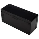 RS PRO Black Fibreglass Reinforced Polyester Junction Box IP66 IECEx ATEX 160mm x 75mm x 55mm 144-4453
