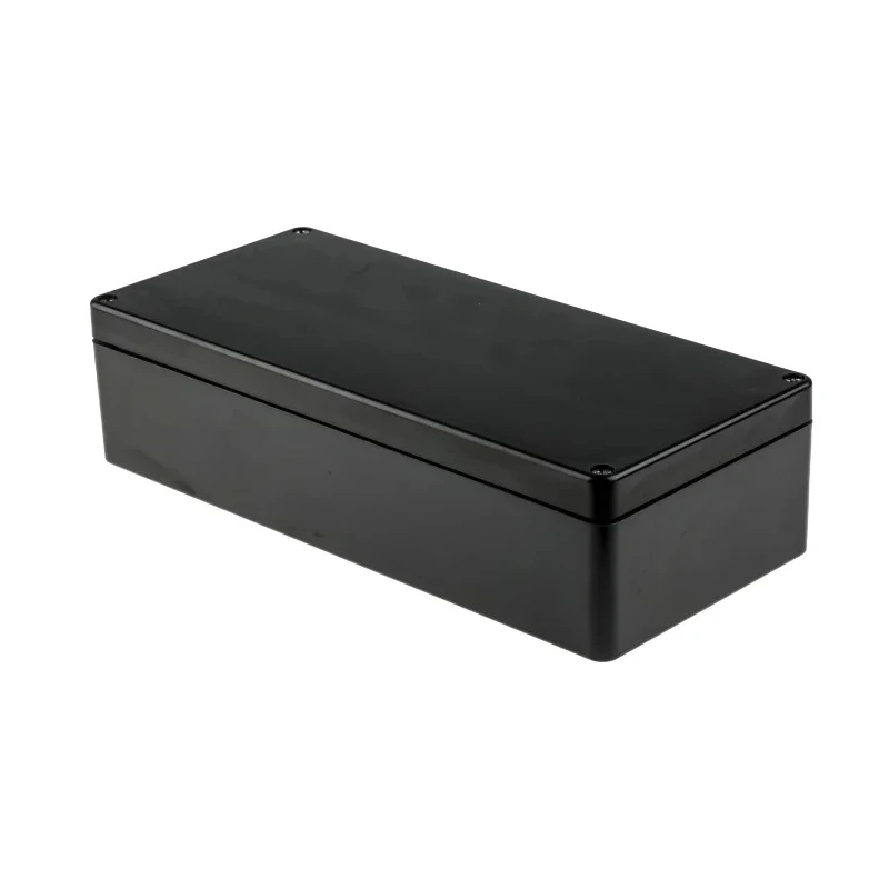 RS PRO Black Fibreglass Reinforced Polyester Junction Box IP66 ATEX IECEx 360mm x 160mm x 90mm 144-4460
