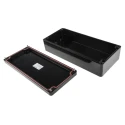 RS PRO Black Fibreglass Reinforced Polyester Junction Box IP66 ATEX IECEx 360mm x 160mm x 90mm 144-4460