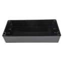 RS PRO Black Fibreglass Reinforced Polyester Junction Box IP66 ATEX IECEx 360mm x 160mm x 90mm 144-4460