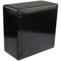 RS PRO Black Fibreglass Reinforced Polyester Junction Box IP66 IECEx ATEX 255 mm x 250 mm x 120 mm 144-4458