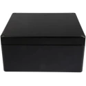 RS PRO Black Fibreglass Reinforced Polyester Junction Box IP66 IECEx ATEX 255 mm x 250 mm x 120 mm 144-4458