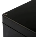 RS PRO Black Fibreglass Reinforced Polyester Junction Box IP66 IECEx ATEX 255 mm x 250 mm x 120 mm 144-4458