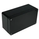 RS PRO Black Fibreglass Reinforced Polyester Junction Box, IP66, IECEx, ATEX, 220 mm x 120 mm x 90 mm 144-4457