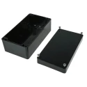 RS PRO Black Fibreglass Reinforced Polyester Junction Box, IP66, IECEx, ATEX, 220 mm x 120 mm x 90 mm 144-4457