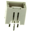 TE Connectivity AMP Mini CT Series Straight Through Hole Shrouded PCB Header 3 Contacts 1.5 mm Pitch 1 Row 292207-3