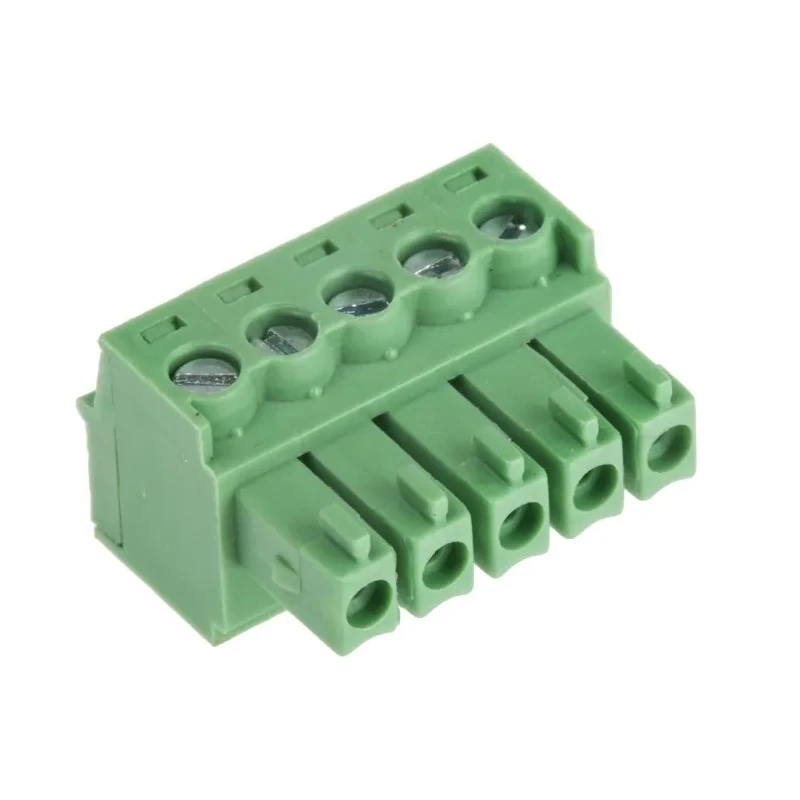 RS PRO Pluggable Terminal Block, 5-Contact, 3.5 mm Pitch, 1 Row, 10A, Polyamide 66 Housing, 300V, Screw Connection 144-4313