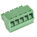 RS PRO Pluggable Terminal Block, 5-Contact, 3.5 mm Pitch, 1 Row, 10A, Polyamide 66 Housing, 300V, Screw Connection 144-4313