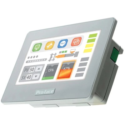 Pro-face GP4100 Series Touch Screen HMI with 109.22 mm TFT LCD Display, 480 x 272 Pixel, USB Ports 