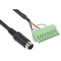 Pro-face PLC Connection Cable 5 m for Use with HMI GP4000 and Mitsubishi PLC PFXZC9CBFX51