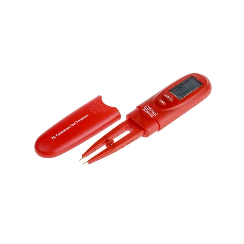 RS PRO RC Component Tester Tweezers Resistance Resolution 100mΩ Capacitance Measurement Resolution 1pF 144-5340