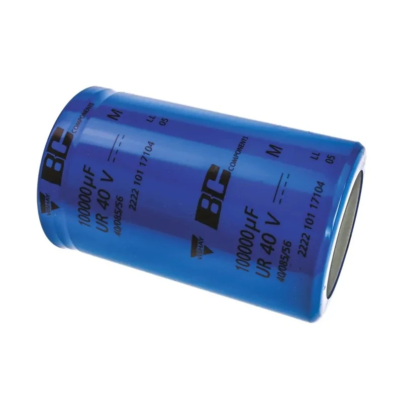 Vishay Aluminium Electrolytic Capacitor 0.1 F 40V DC Cylindrical Can Screw Termination MAL210117104E3