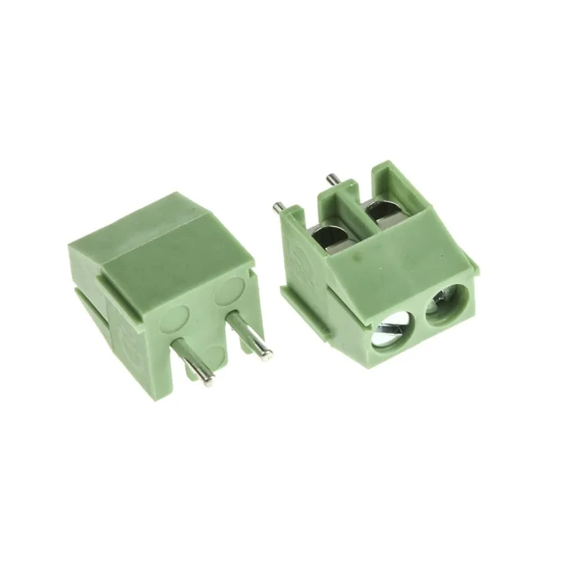 RS PRO PCB Terminal Block, 2-Contact, 3.5 mm Pitch, 1 Row, Green, 10A, 300V 144-4314