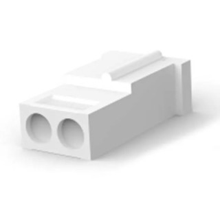 TE Connectivity Commercial MATE-N-LOK Male Connector Housing 5.08 mm Pitch 2 Way 1 Row Straight 170923-1