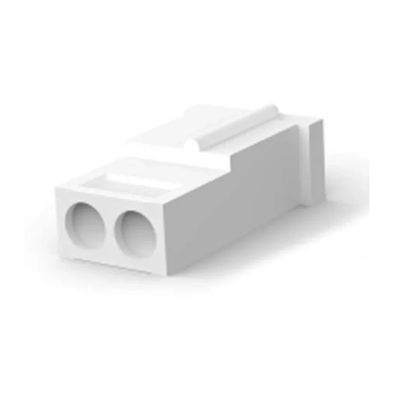 TE Connectivity Commercial MATE-N-LOK Male Connector Housing 5.08 mm Pitch 2 Way 1 Row Straight 170923-1
