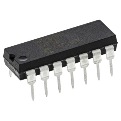 Microchip Operational Amplifier 1 MHz 14-Pin PDIP 1.8V to 6V MCP6004-E/P