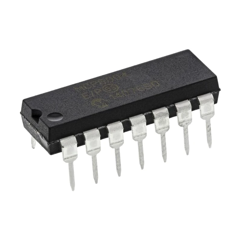 Microchip Operational Amplifier 1 MHz 14-Pin PDIP 1.8V to 6V MCP6004-E/P
