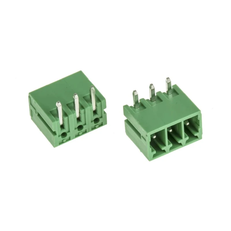 RS PRO Pluggable Terminal Block, 3-Contact, 3.5 mm Pitch, 1 Row, 300V, 8A, Polyamide 66 Housing 144-4326