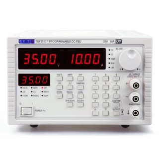 Aim-TTi Digital Bench Power Supply, 1-Output 0 V ac to 35V, 350 W, 10 A Max TSX3510P Lxi
