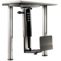 RS PRO PC Holder CPU Holder Adjustable Height 390-540mm Maximum Load 30kg Black 144-5959