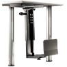 RS PRO PC Holder CPU Holder Adjustable Height 390-540mm Maximum Load 30kg Black 144-5959