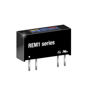 Recom DC/DC Converter Through Hole 3.3V DC Output 303mA 3.63V Max Input 2.97V Min Input 1W SIP-7 Package REM1