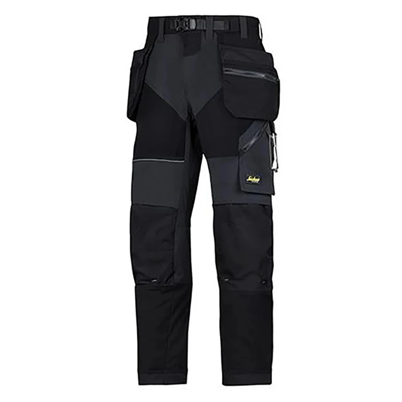 Snickers 6902 Flexiwork Men's Work Trouser Black Ripstop Material 33 in Waist 30in Leg 69020404096