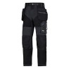Snickers 6902 Flexiwork Men's Work Trouser Black Ripstop Material 33 in Waist 30in Leg 69020404096