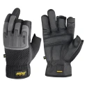 Snickers Power Open Black Polyamide Work Gloves Size 9 9586048009 95860448009