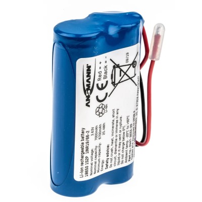 Ansmann 3.635 V Lithium-ion Rechargeable Battery Pack 7 Ah 2 Cells Wire Termination 2447-3033-20-520