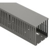 HellermannTyton Grey Wide Slot Cable Trunking, x D100mm x L2m, Polyvinyl Chloride, Self-Extinguishing, Series HTWD-PN W80mm
