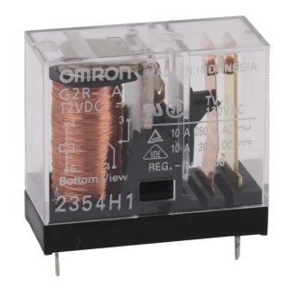 Omron PCB Power Relay 12V DC Coil 10A Switching Current SPST G2R-1A DC12
