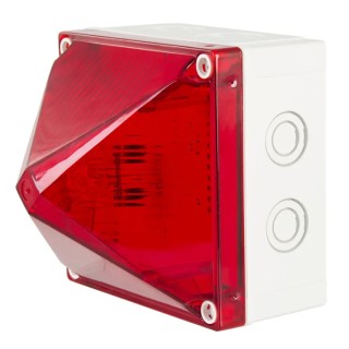 Moflash X700 Synchronous Series Red Xenon Beacon Flashing Surface Mount 230V AC X700-22-02