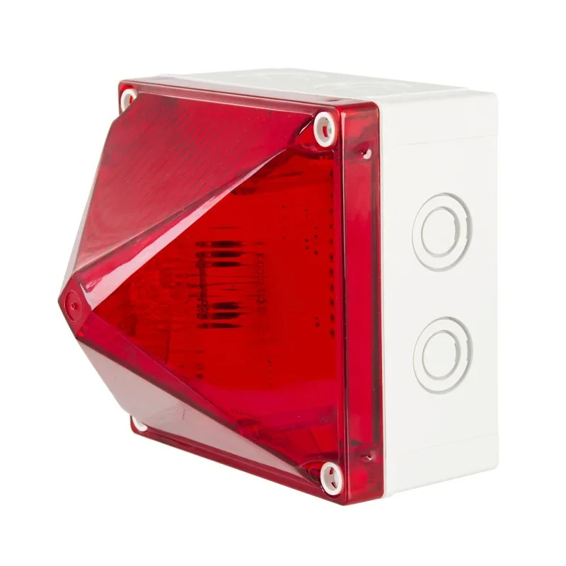 Moflash X700 Synchronous Series Red Xenon Beacon Flashing Surface Mount 230V AC X700-22-02